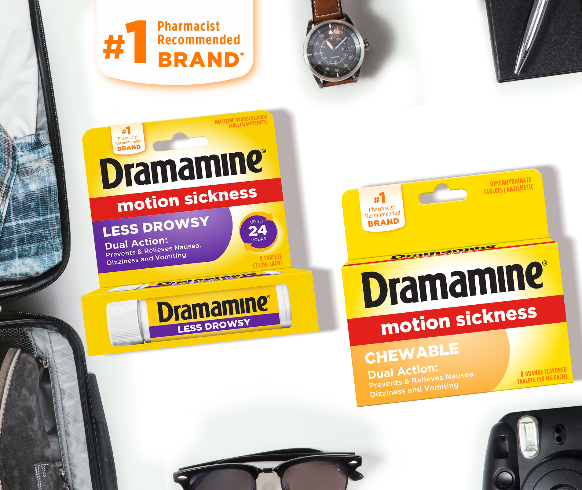 Dramamine #1 Pharmacist Recommended Motion Sickness Relief Products