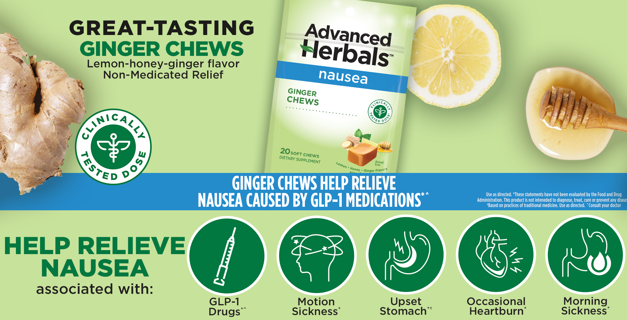 Ginger Chews Help Relieve Nausea Caused by GLP-1 Medications